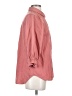 Intro 100% Lyocell Pink 3/4 Sleeve Button-Down Shirt Size S - photo 4