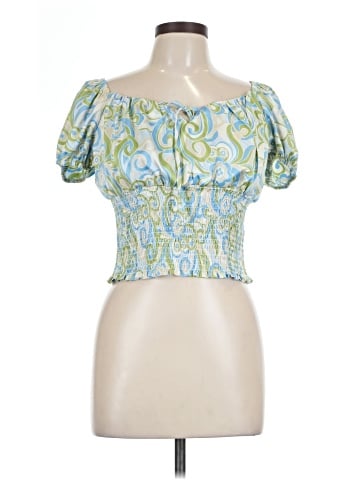 Just Polly Short Sleeve Blouse (view 1)