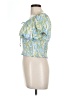 Just Polly Green Short Sleeve Blouse Size L - photo 5