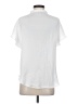 Naked Zebra 100% Polyester White Short Sleeve Blouse Size S - photo 2