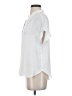 Naked Zebra 100% Polyester White Short Sleeve Blouse Size S - photo 5