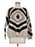 Vince Camuto Chevron-herringbone Gray Pullover Sweater Size M - photo 1