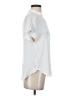 Naked Zebra 100% Polyester White Short Sleeve Blouse Size S - photo 4
