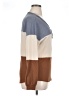 BTFBM Color Block Brown Long Sleeve Top Size XL - photo 4