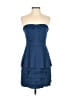 BCBGMAXAZRIA Blue Cocktail Dress Size 6 - photo 1