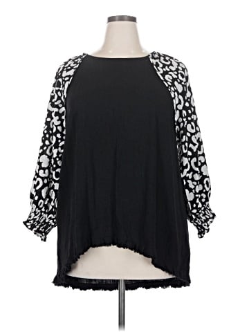Umgee 3/4 Sleeve Blouse (view 1)