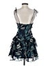 Saints + Secrets 100% Polyester Tropical Blue Cocktail Dress Size XS - photo 2