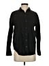 Everlane Solid Black Long Sleeve Button-Down Shirt Size 2 - photo 1