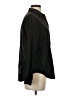 Everlane Solid Black Long Sleeve Button-Down Shirt Size 2 - photo 4