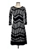 Taylor Chevron-herringbone Black Casual Dress Size L - photo 1
