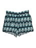 Wildfox 100% Rayon Print Teal Shorts Size Lg (3 or L) - photo 1