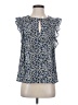 J.Crew 100% Polyester Blue Sleeveless Blouse Size 0 - photo 1