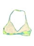 Unbranded Print Green Swimsuit Top Size M - photo 2