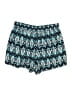 Wildfox 100% Rayon Print Teal Shorts Size Lg (3 or L) - photo 2