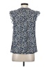 J.Crew 100% Polyester Blue Sleeveless Blouse Size 0 - photo 2