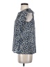 J.Crew 100% Polyester Blue Sleeveless Blouse Size 0 - photo 5