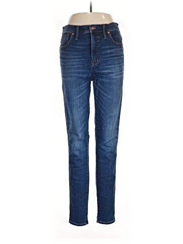 Madewell Tall 10" High-Rise Skinny Jeans in Danny Wash: TENCEL&trade; Denim Edition (view 1)