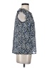 J.Crew 100% Polyester Blue Sleeveless Blouse Size 0 - photo 4