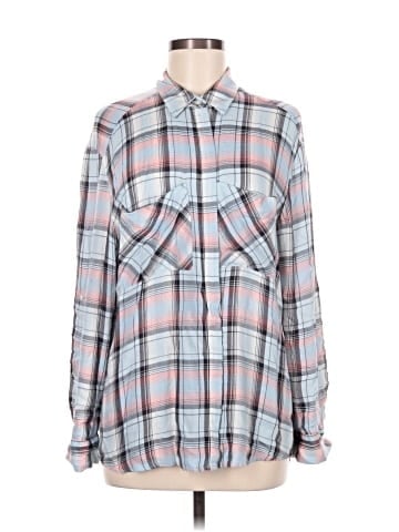 Express Long Sleeve Button-Down Shirt (view 1)
