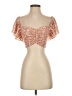 Zara Orange Short Sleeve Blouse Size S - photo 1