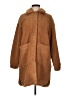 For The Republic 100% Polyester Brown Coat Size M - photo 1