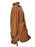 For The Republic 100% Polyester Brown Coat Size M - photo 4