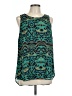 Daniel Rainn Teal Sleeveless Blouse Size L - photo 1