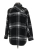 Time and Tru Plaid Black Coat Size M - photo 2