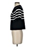 Amour Vert Stripes Black Short Sleeve Turtleneck Size XS - photo 5