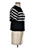 Amour Vert Stripes Black Short Sleeve Turtleneck Size XS - photo 4