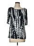 Tart Black Short Sleeve Blouse Size L - photo 1