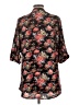 Teenbell Floral Black Kimono Size L - photo 2