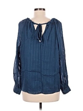Marie Oliver Long Sleeve Silk Top (view 2)
