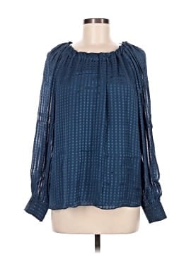 Marie Oliver Long Sleeve Silk Top (view 1)