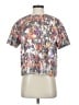 Opening Ceremony Metallic Silver Short Sleeve Top Size 2 - photo 1