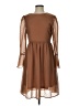 Unbranded 100% Polyester Solid Brown Casual Dress Size S - photo 1
