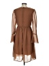 Unbranded 100% Polyester Solid Brown Casual Dress Size S - photo 2