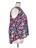 T Tahari 100% Polyester Floral Pink Sleeveless Blouse Size 2X - photo 4