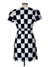Milly 100% Polyester Argyle Blue Casual Dress Size 10 - photo 2