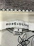 Rose + Olive 100% Polyester Ivory 3/4 Sleeve Blouse Size S - photo 7