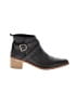 Free People 100% Leather Black Ankle Boots Size EU 37 1/2 - photo 1