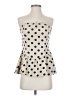 Shein 100% Polyester Ivory Sleeveless Blouse Size S - photo 1