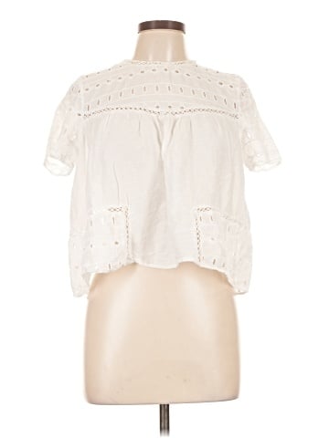 Zara TRF Short Sleeve Blouse (view 1)