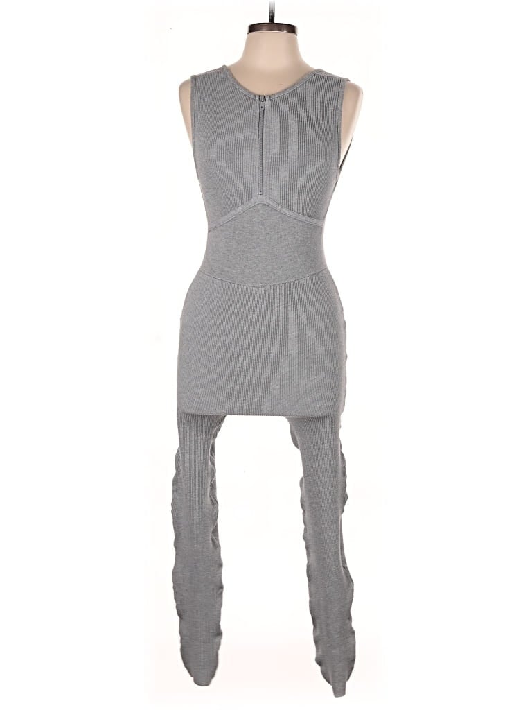 Pre-owned Fashion Nova Jumpsuit In Gray