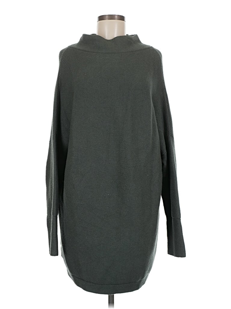 Pre-owned Unbranded Turtleneck Sweater In Green