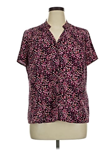 Dana Buchman Short Sleeve Blouse (view 1)