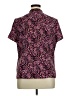 Dana Buchman 100% Polyester Animal Print Pink Short Sleeve Blouse Size XL - photo 2