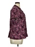 Dana Buchman 100% Polyester Animal Print Pink Short Sleeve Blouse Size XL - photo 4
