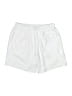 Nike 100% Polyester Solid White Athletic Shorts Size L - photo 1