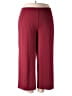IMAN Burgundy Casual Pants Size 2X (petite) - photo 1